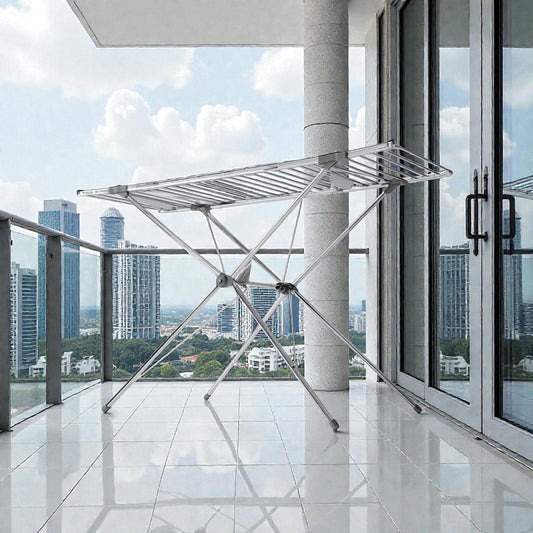 Aero-Wing Foldable Drying Rack - Heavy Duty Aluminum